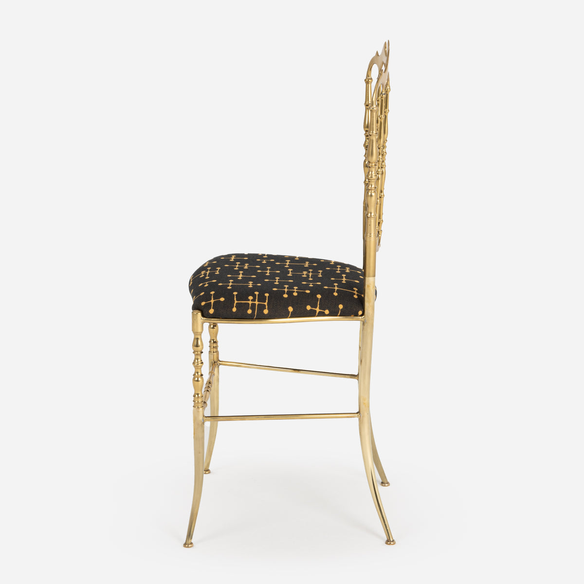 Chiavari Solid Brass Chair