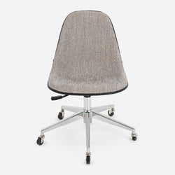 Case Study® Furniture Upholstered Side Shell Rolling - Grey / Cream