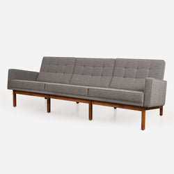 Case Study® Furniture Split Rail Couch with Arms - Kings Road Ash