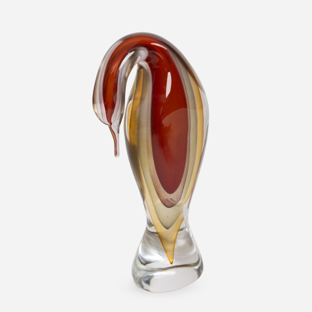 Zanetti Murano Heron Sculpture – Modernica