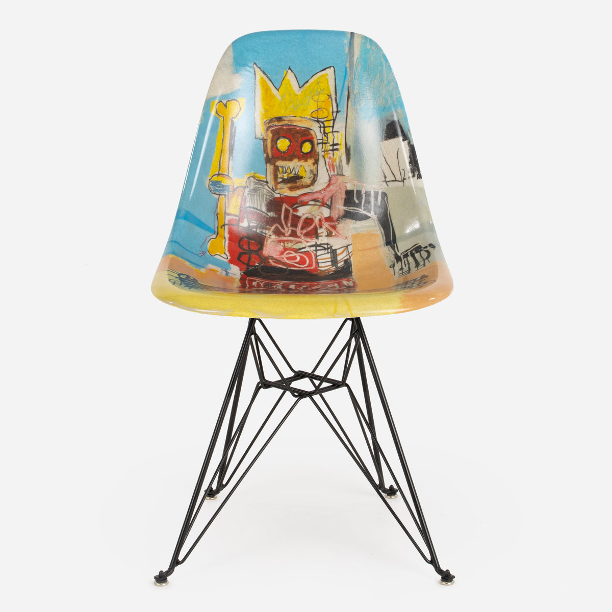 Jean-Michel Basquiat Side Shell Eiffel Chair - King | Artist