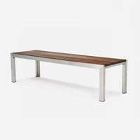 case-study®-stainless-bench-wood
