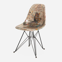 Jean-Michel Basquiat Case Study® Furniture Side Shell Eiffel Chair - Connect The Dots