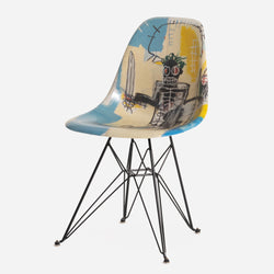 Jean-Michel Basquiat Case Study® Furniture Side Shell Eiffel Chair - Warrior