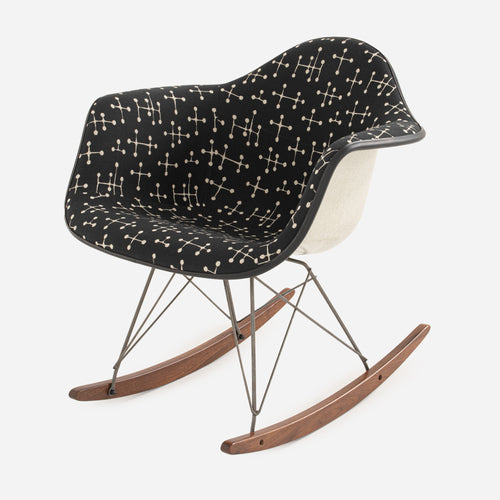 Case Study® Furniture Upholstered Arm Shell Rocker - Eames Fabric