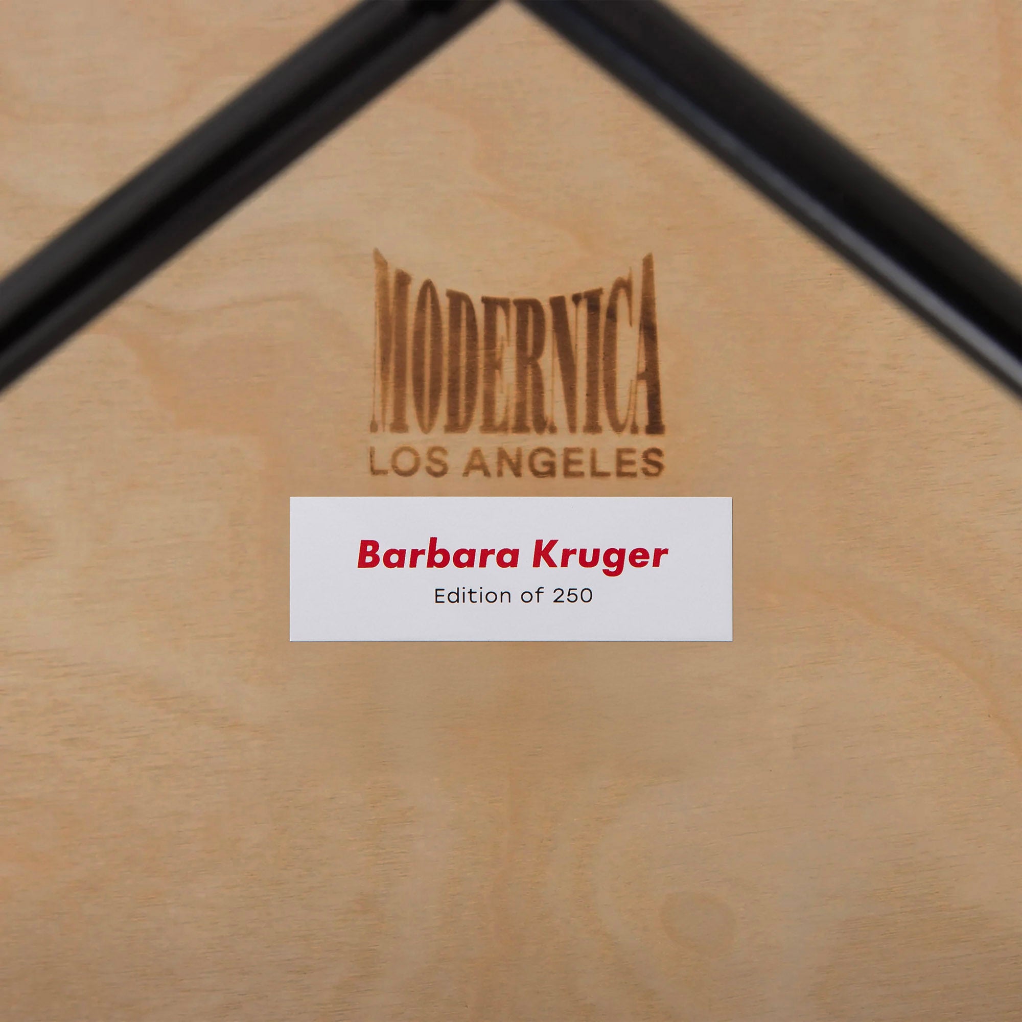 Case Study® Fiberglass Barbara Kruger Aiko Table