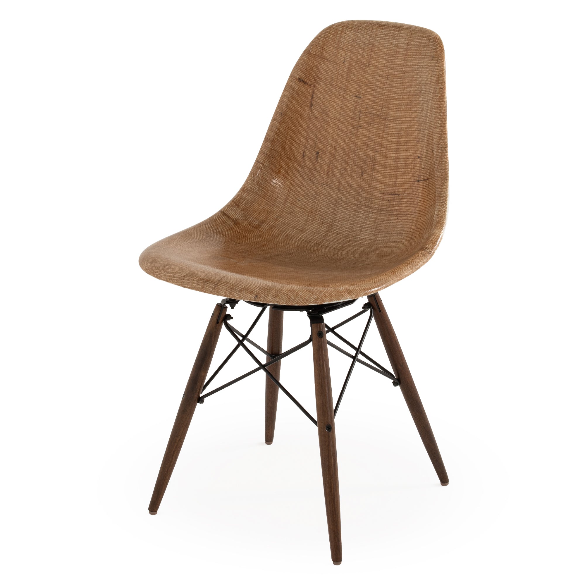 Case Study® Fiberglass Burlap Side Chair
