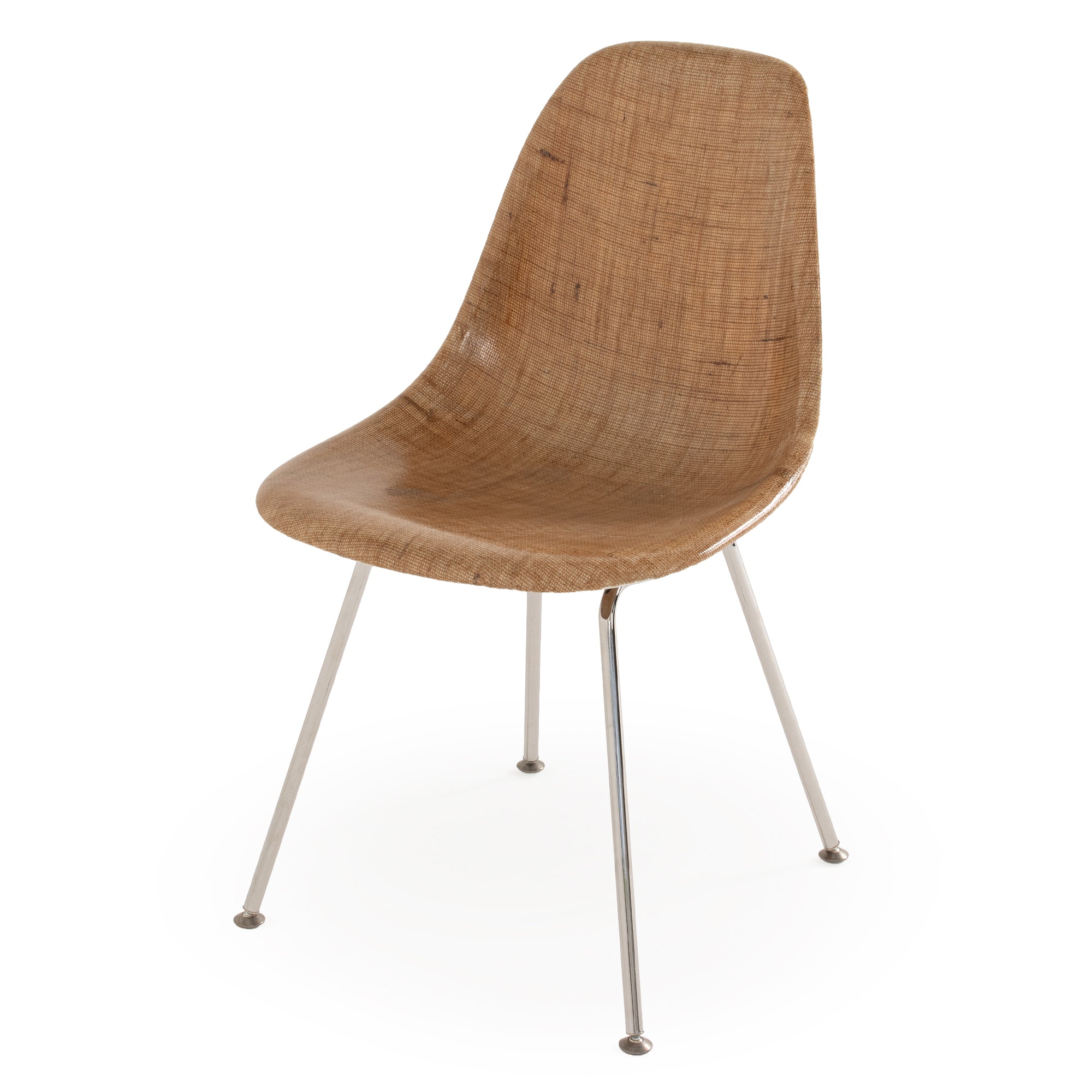 Case Study® Fiberglass Burlap Side Chair