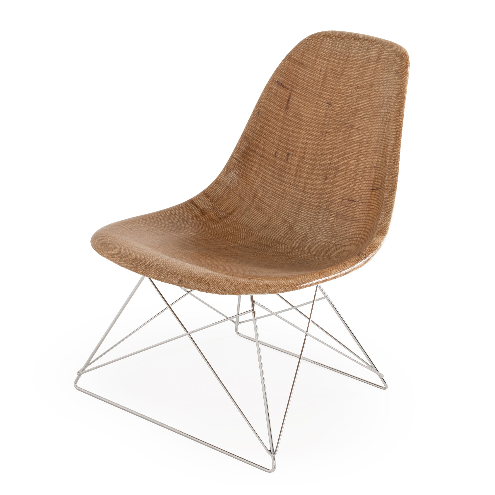 Case Study® Fiberglass Burlap Side Chair