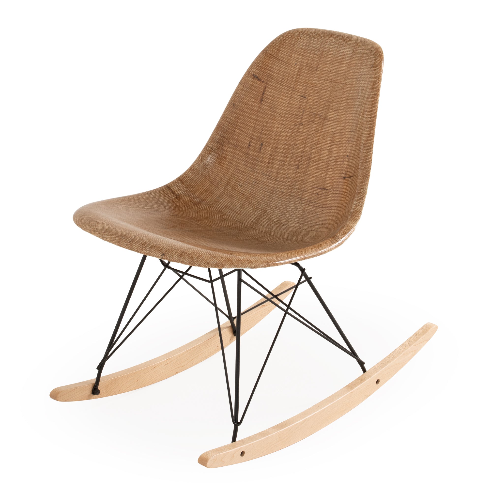Case Study® Fiberglass Burlap Side Chair