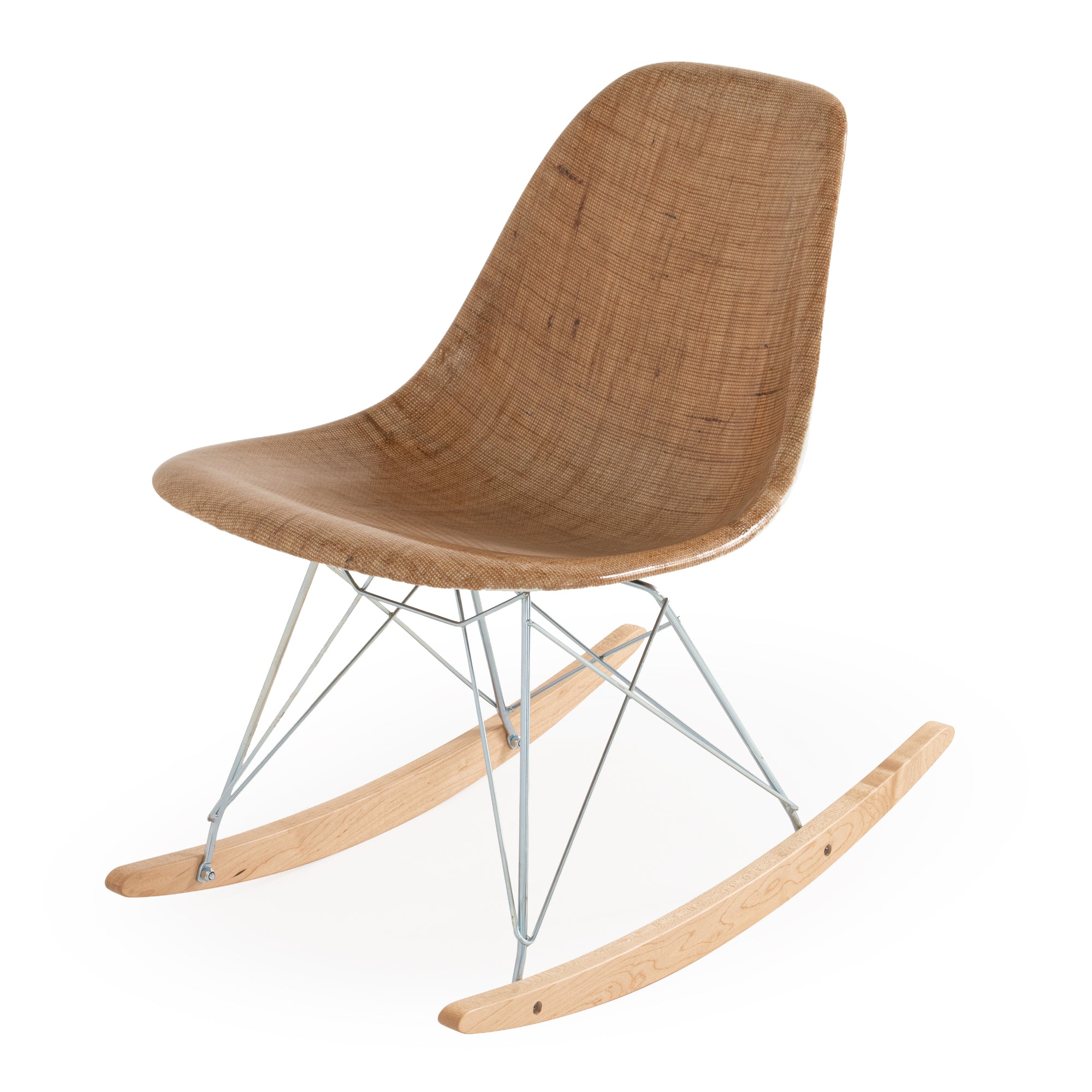 Case Study® Fiberglass Burlap Side Chair