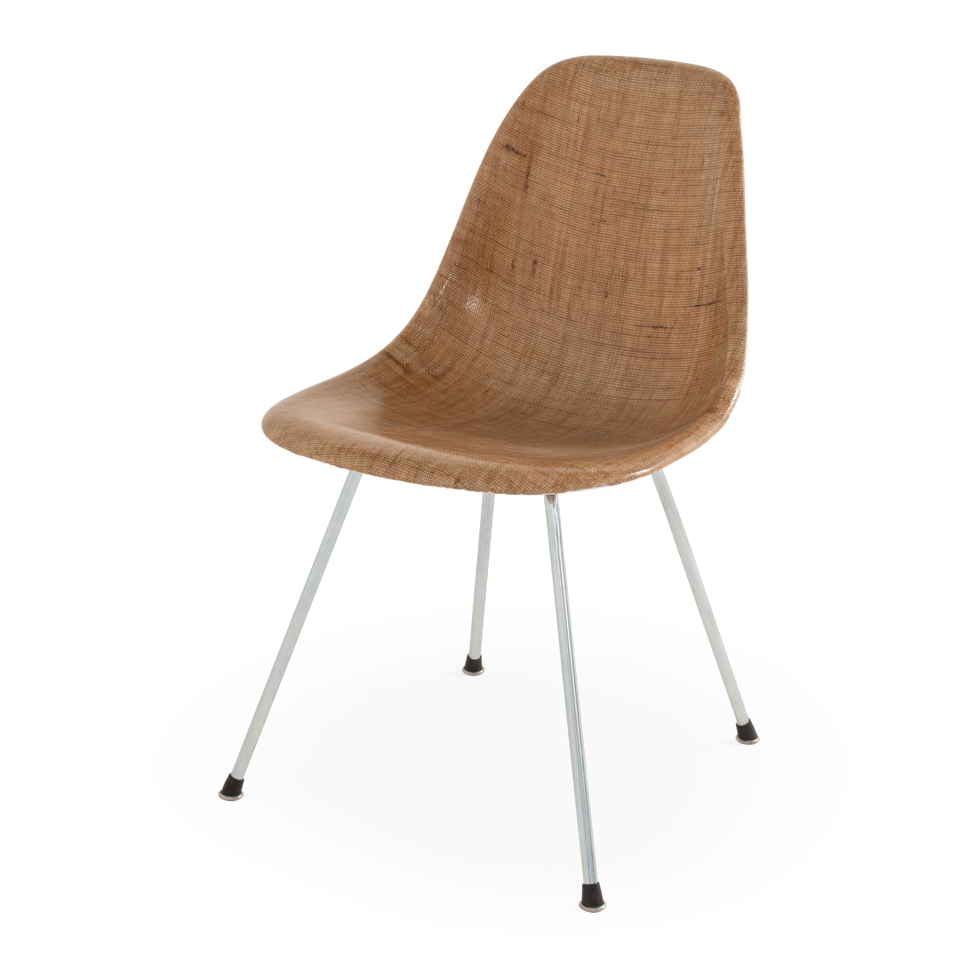 Case Study® Fiberglass Burlap Side Chair