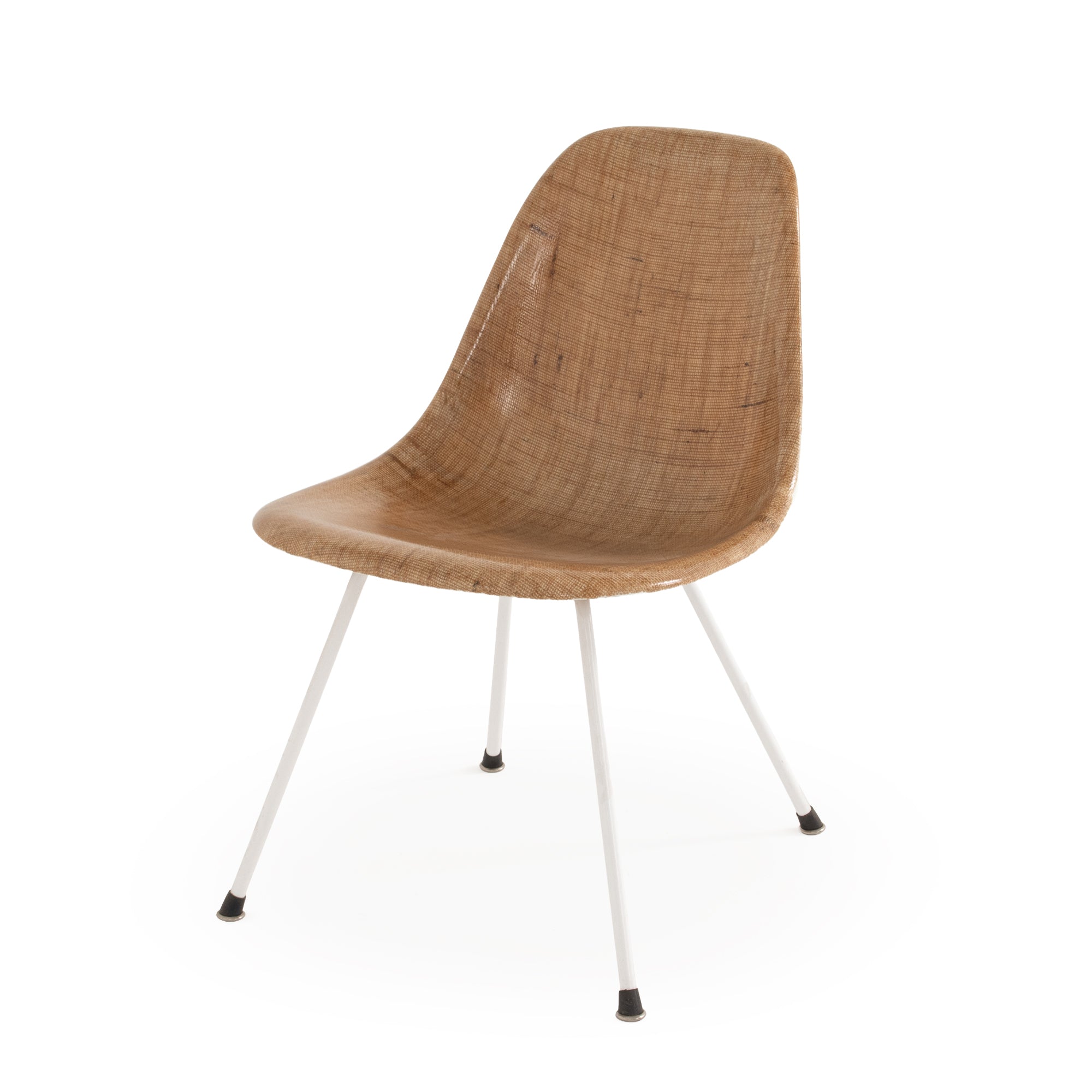 Case Study® Fiberglass Burlap Side Chair