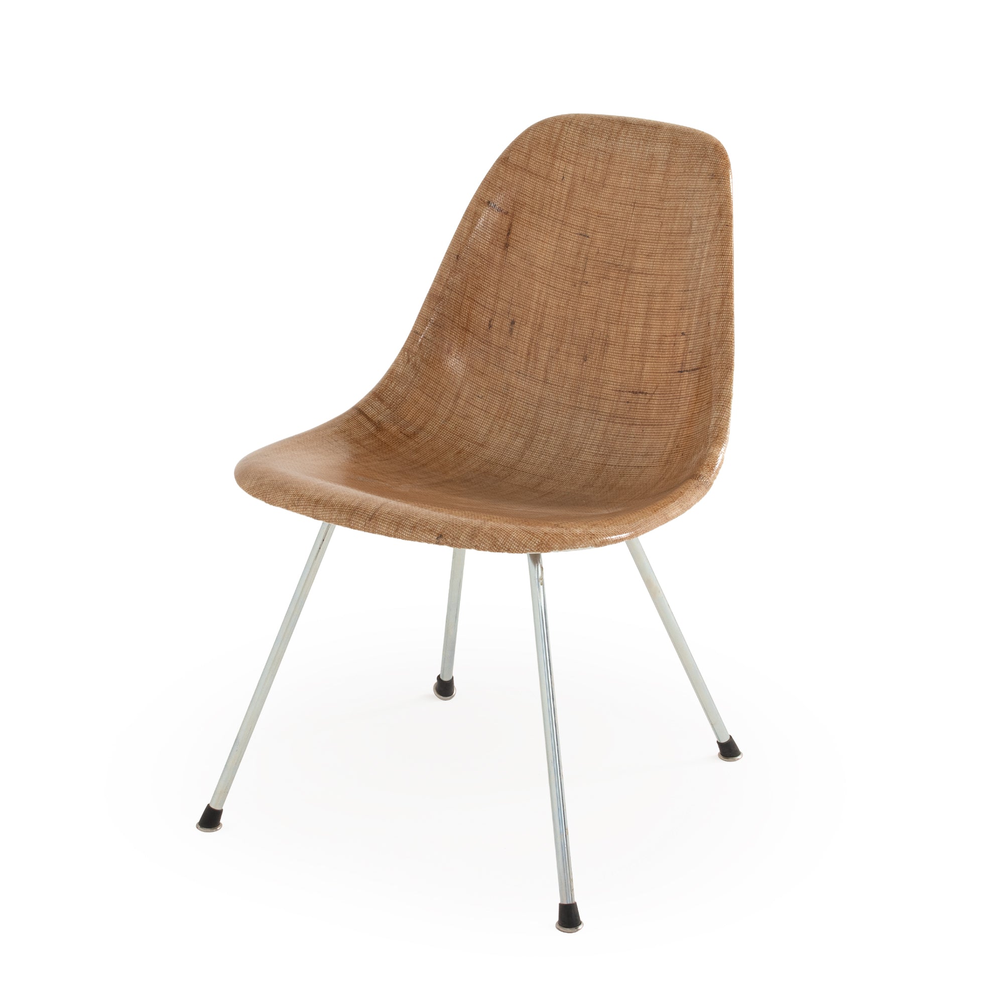 Case Study® Fiberglass Burlap Side Chair