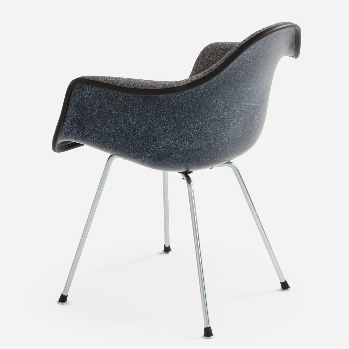 Case Study® Furniture Upholstered Arm Shell X Base Dining – Modernica Inc