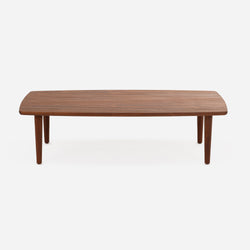 Case Study® Furniture Solid Wood Coffee Table With Tapered Edge