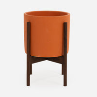 ceramic-orange-wood-stand