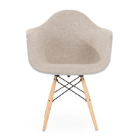 Case Study® Upholstered Dowel Swivel Armchair