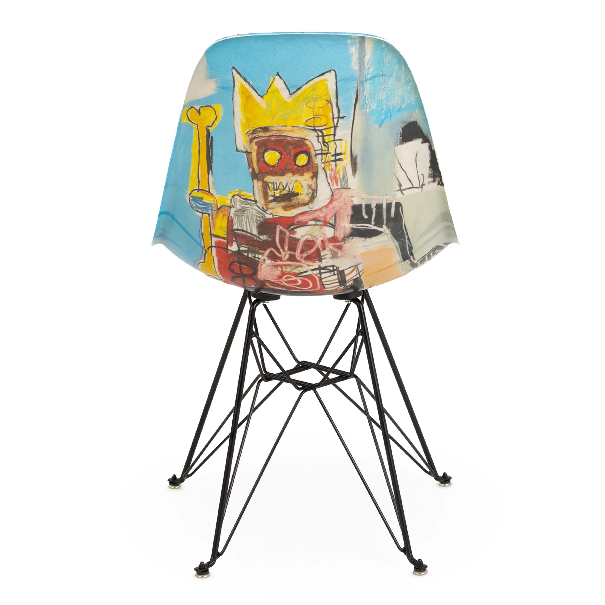 Case Study® Fiberglass Jean-Michel Basquiat King Eiffel Side Chair