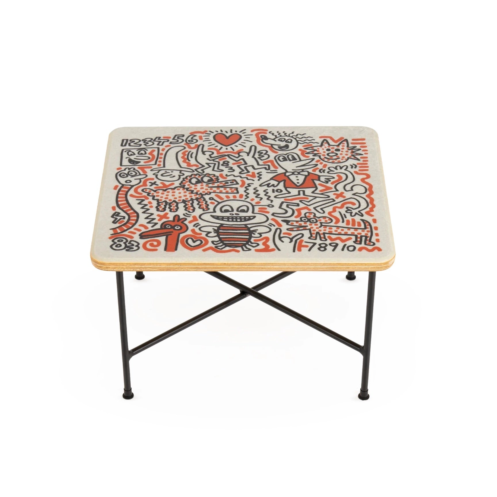 Case Study® Fiberglass Keith Haring Pets and Friends Aiko Table