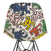 Case Study® Fiberglass Keith Haring Party Eiffel Side Chair