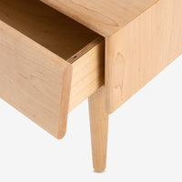 Case Study® Solid Wood Bedside Table with Drawer