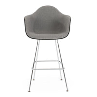 Case Study® Upholstered Armchair H-Base Bar Stool