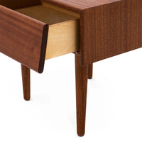 Case Study® Solid Wood Bedside Table with Drawer