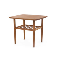 Case Study® Solid Wood End Table with Tapered Edge