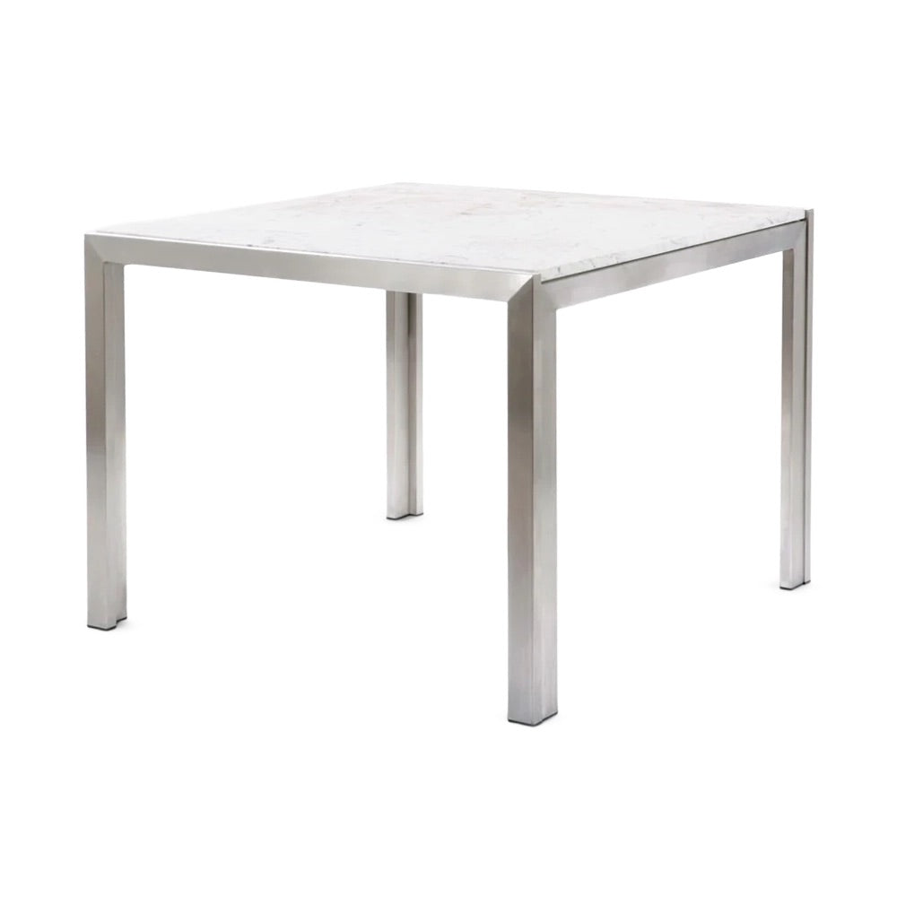 Case Study® Stainless Steel Square Dining Table