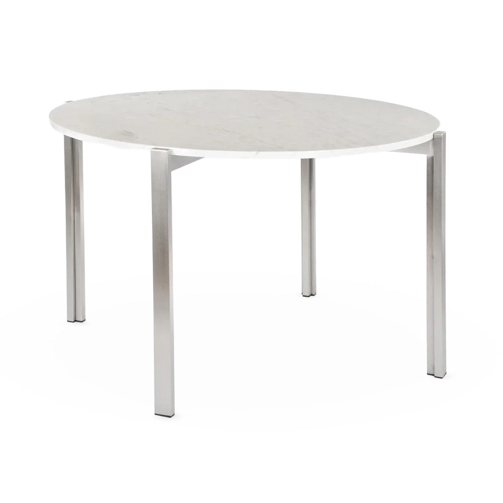 Case Study® Stainless Steel Round Dining Table