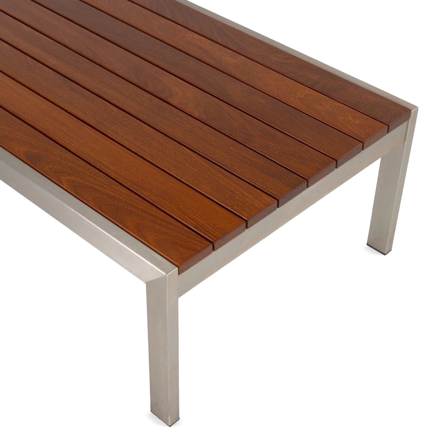 Case Study® Stainless Steel Rectangle Coffee Table