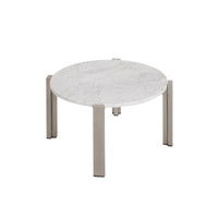 Case Study® Stainless Steel Round End Table