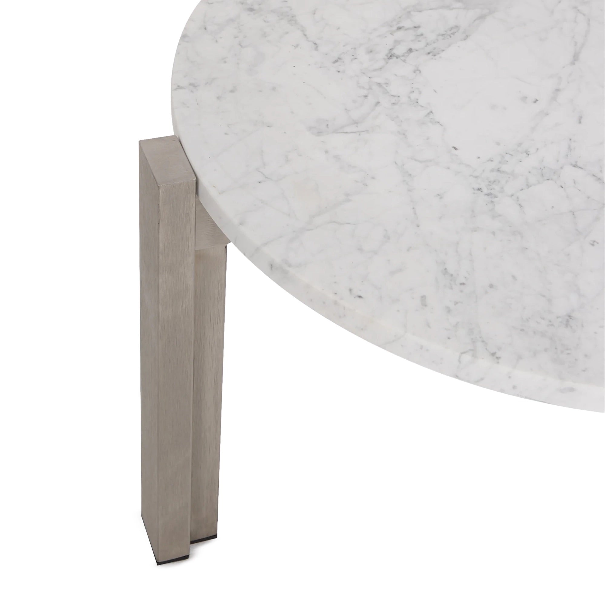 Case Study® Stainless Steel Round Side Table