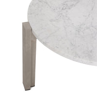 Case Study® Stainless Steel Round End Table