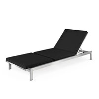 Case Study® 家具ステンレス長椅子 - 布張り