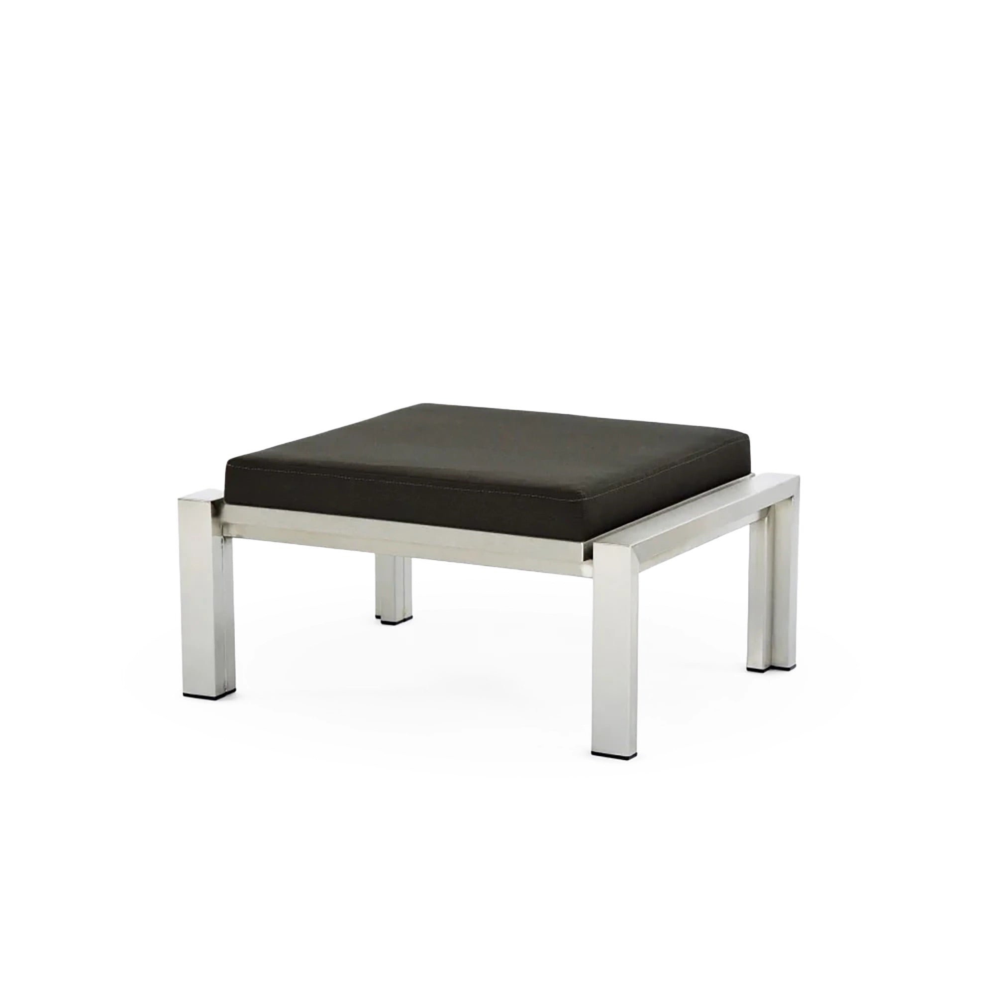 Case Study® Stainless Steel Ottoman