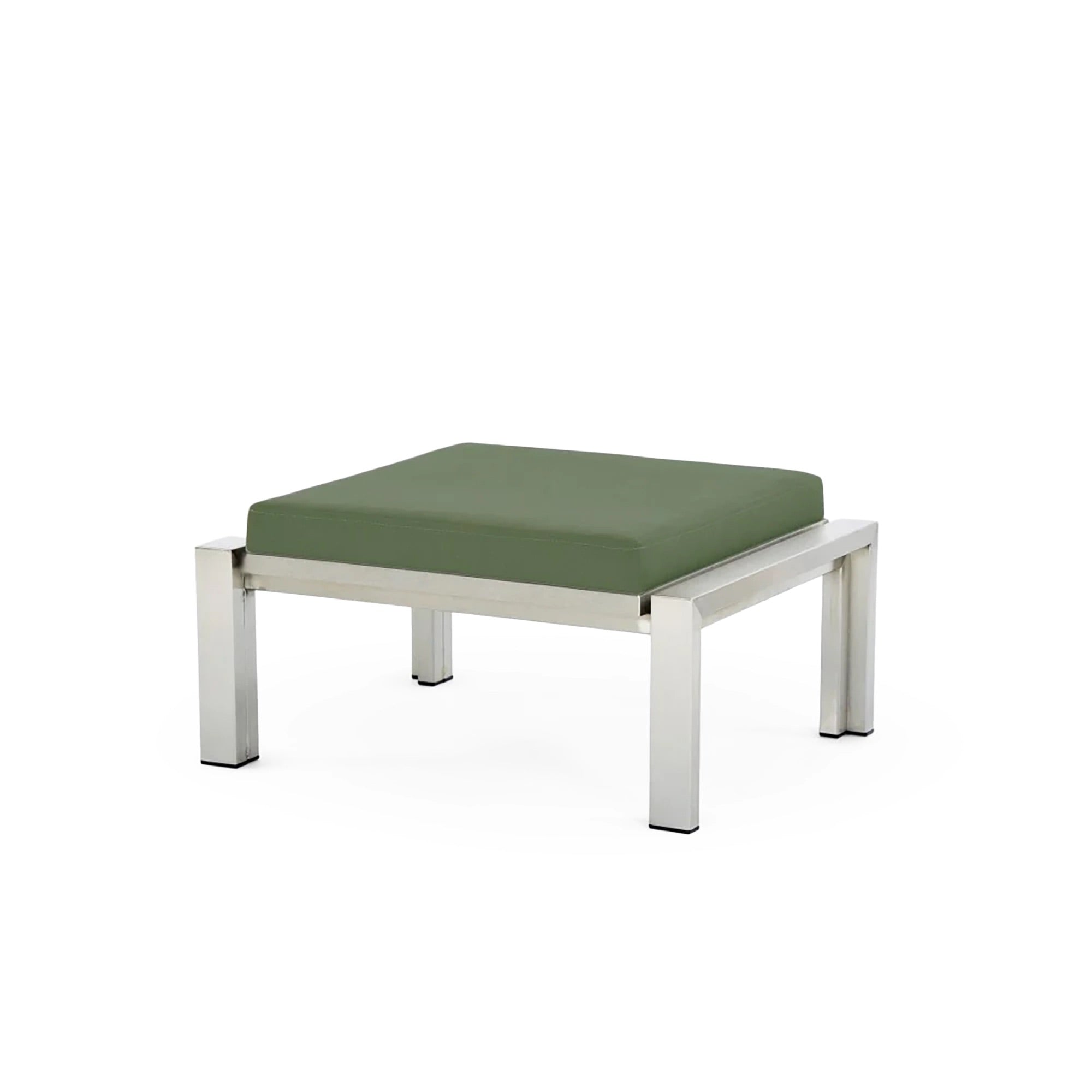 Case Study® Stainless Steel Ottoman