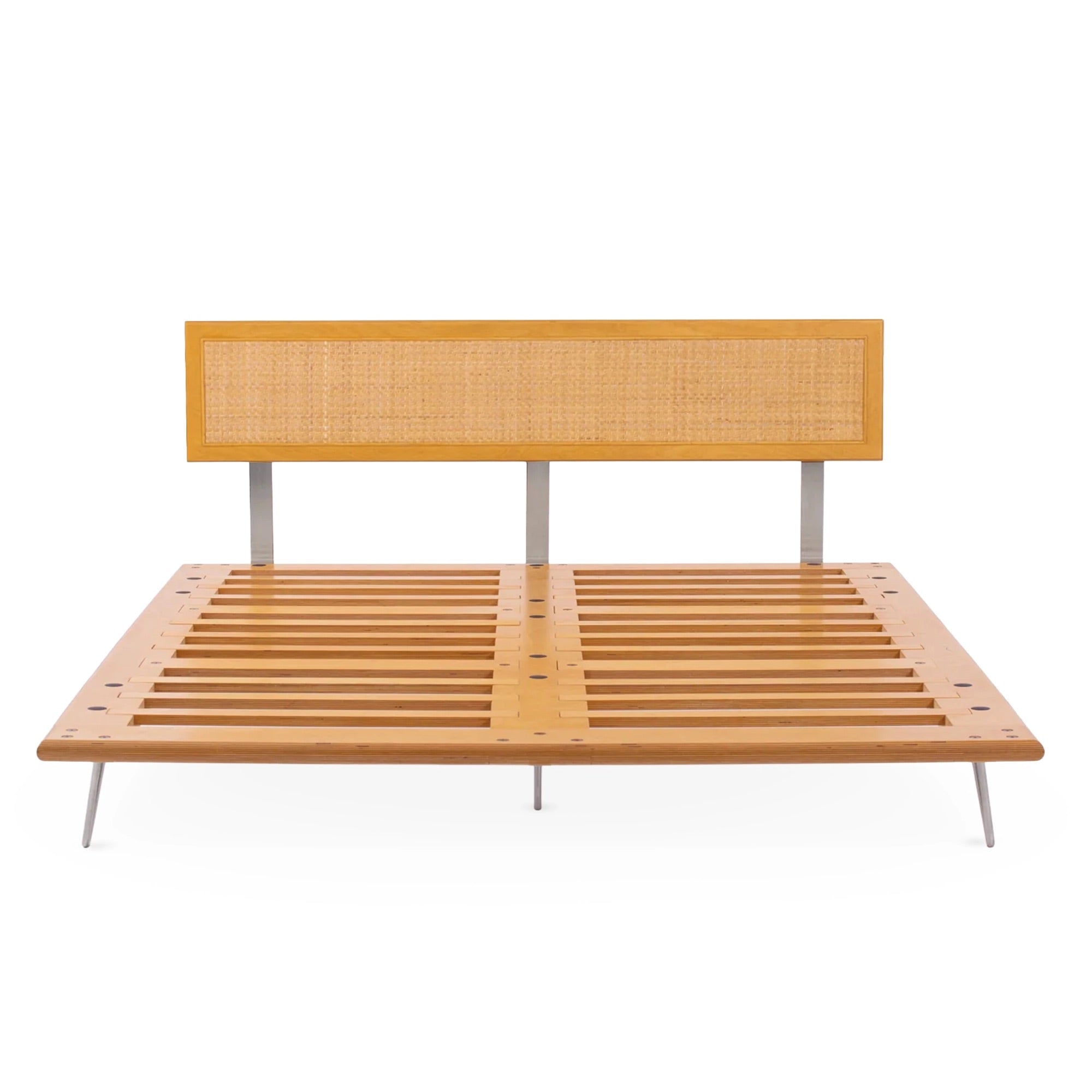 Case Study® V-Leg Bed with Cane Headboard