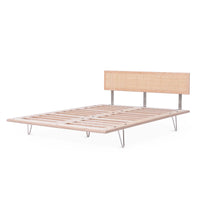 Case Study® V-Leg Bed with Cane Headboard