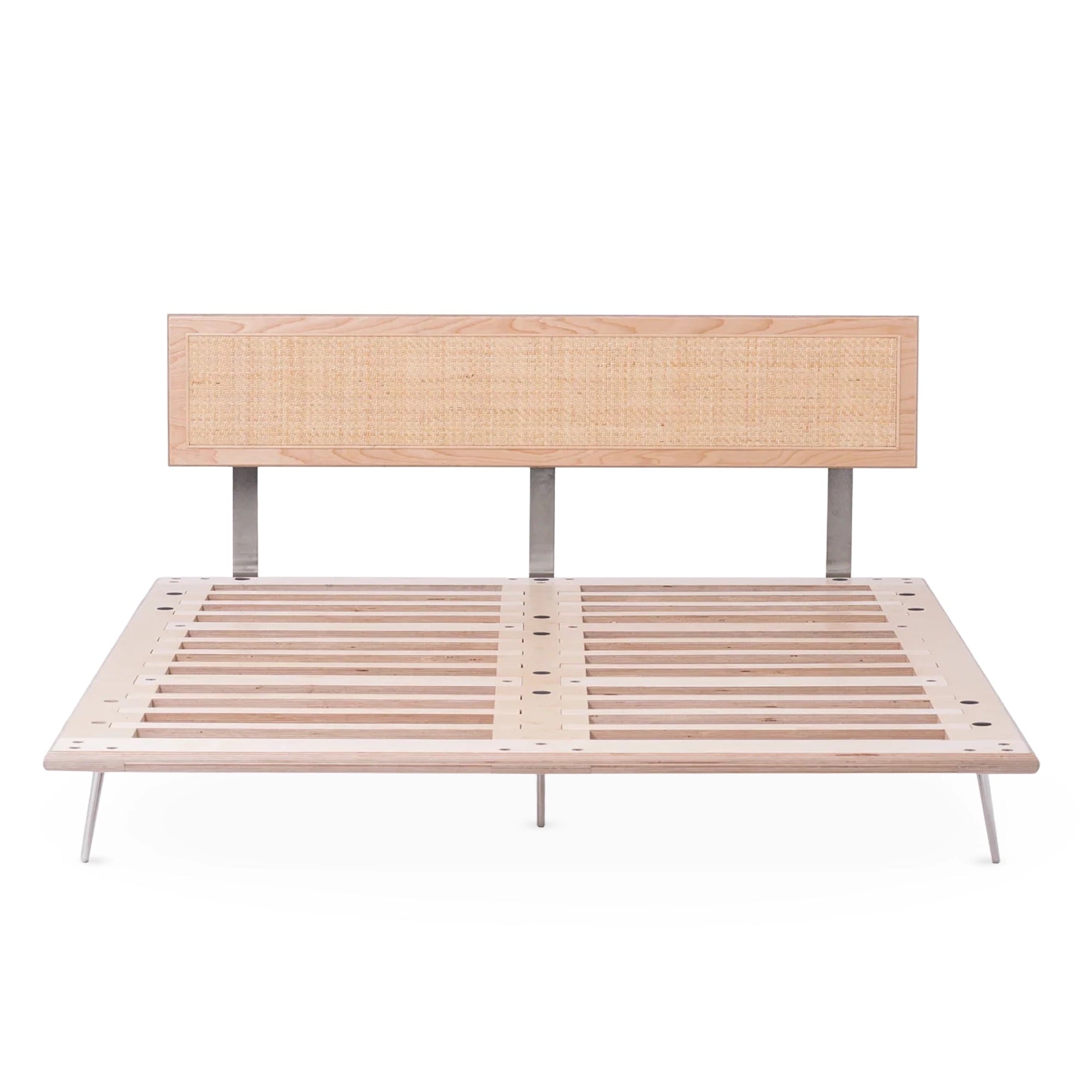 Case Study® V-Leg Bed with Cane Headboard