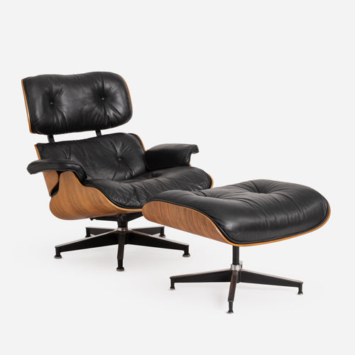 Rosewood Eames Lounge and Ottoman 1977