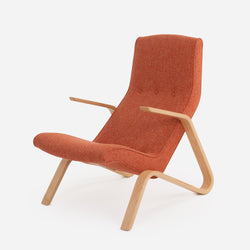 Grasshopper Chair + Ottoman - Hemp Pollen