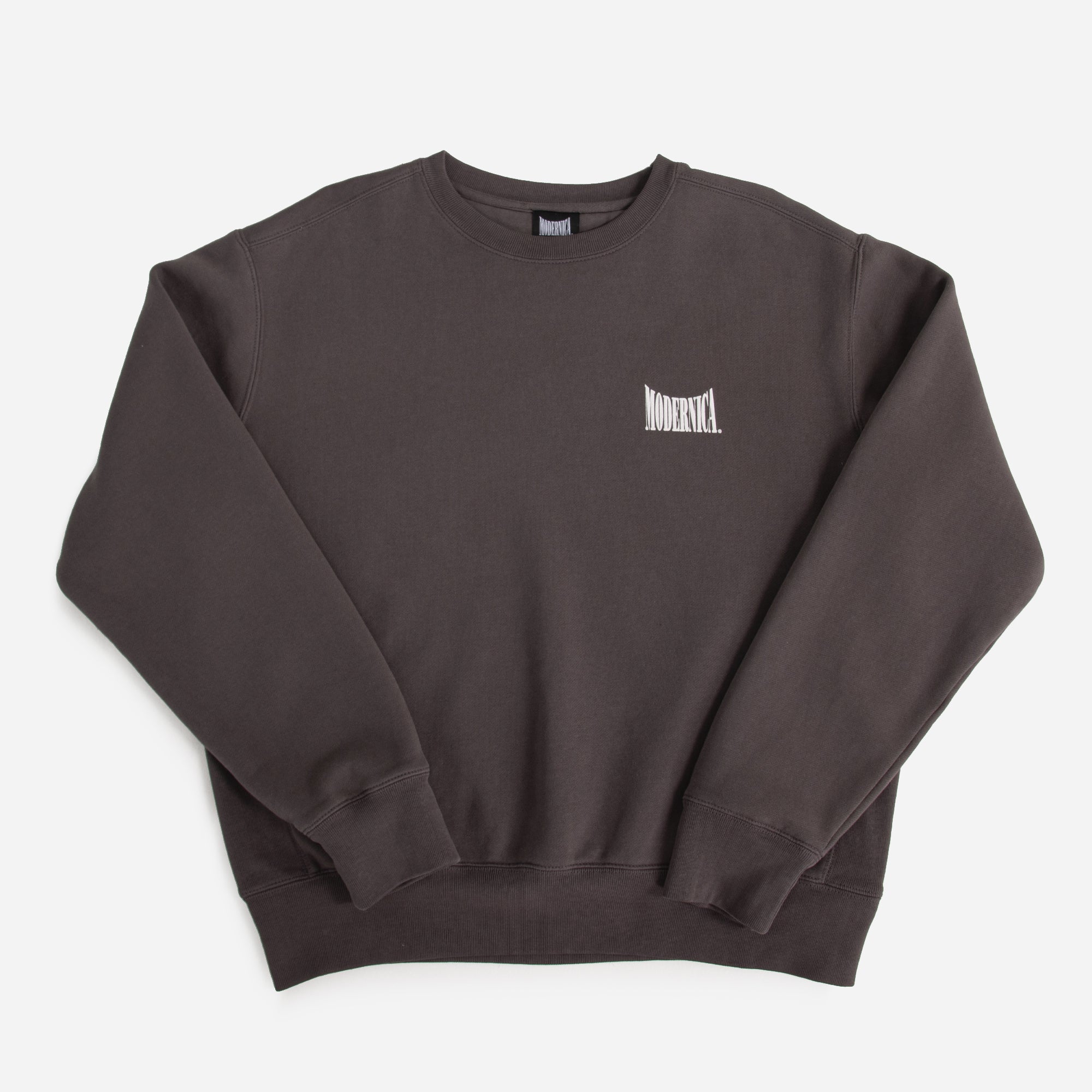【MODERNIF】Morrisville Lettering Sweatshirt Graphic Signature Crewneck Sweatshirt - White | Levi's® US
