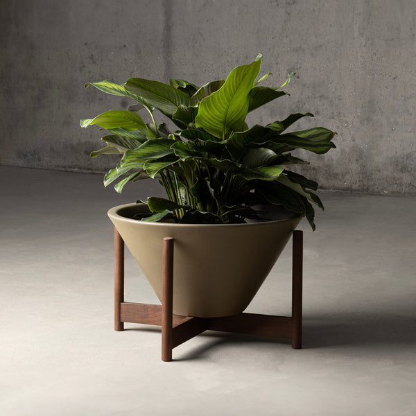 high plant pot stand Case Study® Ceramics Apex Planter with Stand – Modernica