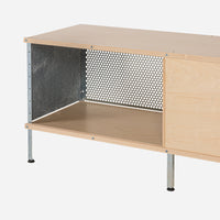 Pre-Configured Case Study® Furniture 120 Storage Unit - Natural with Dimple Doors