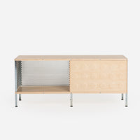 Pre-Configured Case Study® Furniture 120 Storage Unit - Natural with Dimple Doors