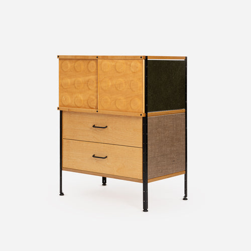 Pre-Configured Case Study® Furniture 210 Storage Unit - Classic Finish With Drawers