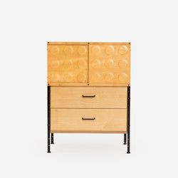Pre-Configured Case Study® Furniture 210 Storage Unit - Classic Finish With Drawers