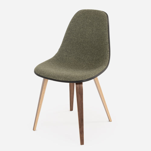 Case Study® Furniture Upholstered Side Shell Spyder - Hemp Hectare / Army Green